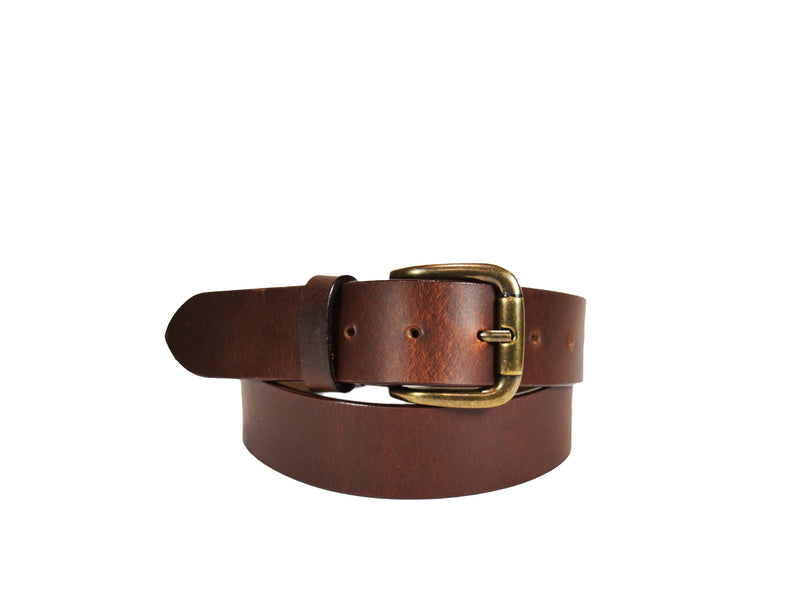 Tolredo Men's Genuine Leather Belts - Caramel Brown