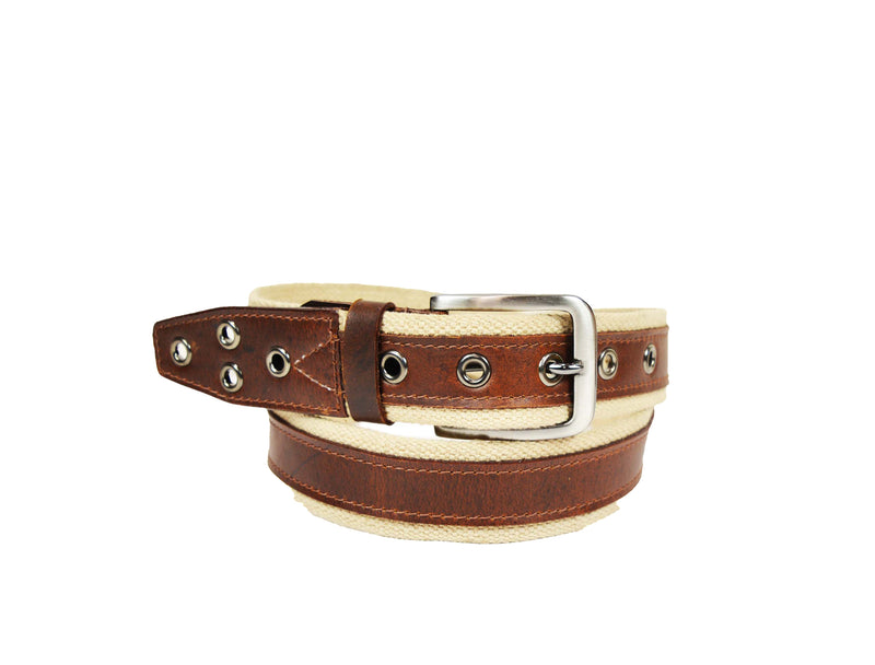 Tolredo Men's Genuine Leather Fashion Belts  - Caramel Brown