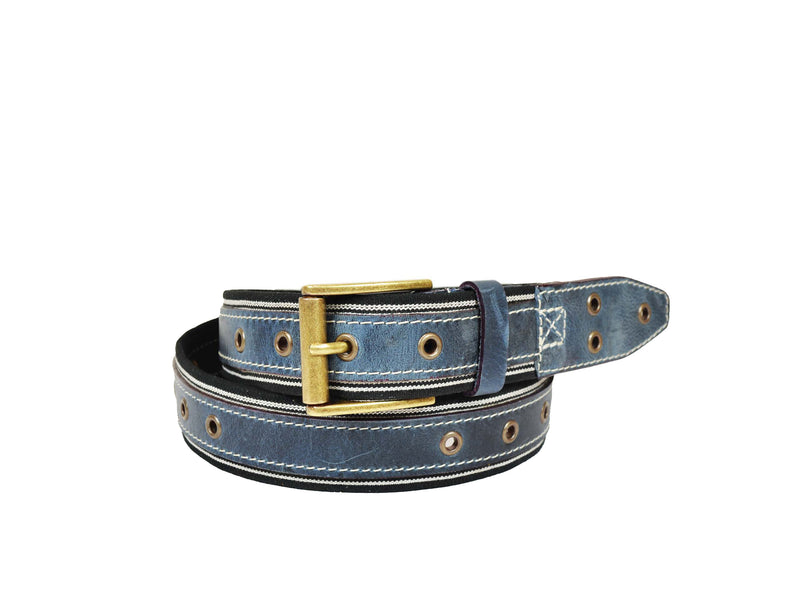 Tolredo Men's Genuine Leather Fashion Belts - Blue