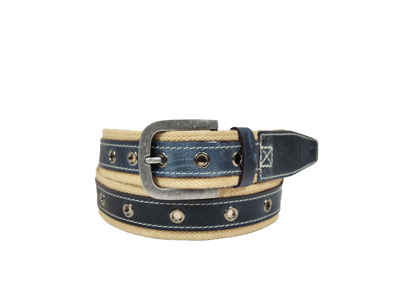 Tolredo Men's Genuine Leather Fashion Belts  - Royal Blue