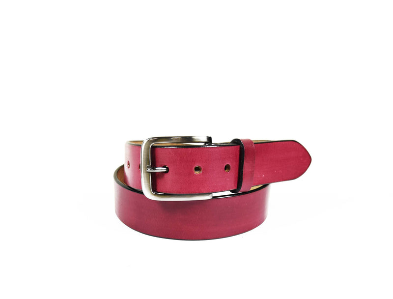 Tolredo Leather Belts for Men - Blush Pink