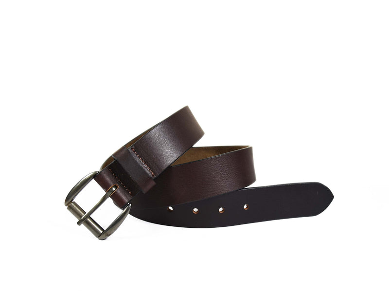 Tolredo Men's Genuine Leather Belts - Walnut