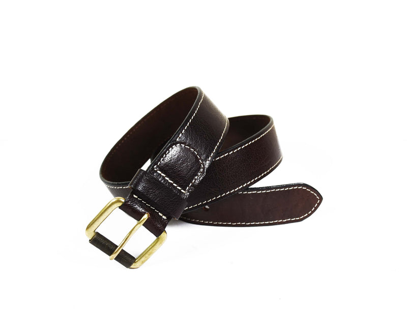 Tolredo Leather Belts for Men - Walnut