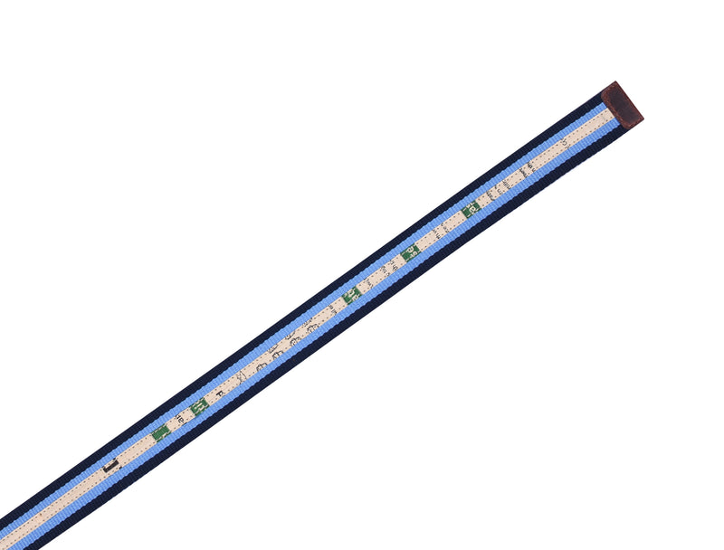 Tolredo Leather Canvas Webbing Belts for Men - Blue