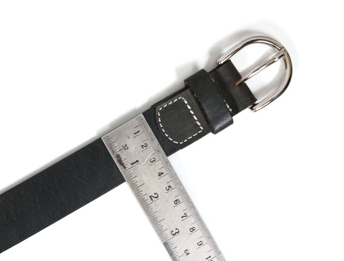 Tolredo Men's Genuine Leather  Belts - Raven Black