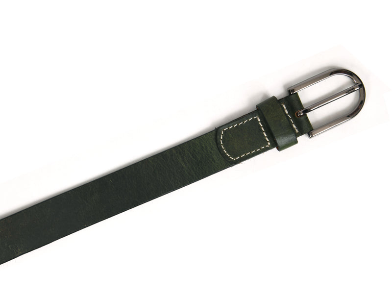 Tolredo Men's Genuine Leather  Belts - Fossil Green
