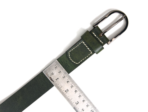 Tolredo Men's Genuine Leather  Belts - Fossil Green