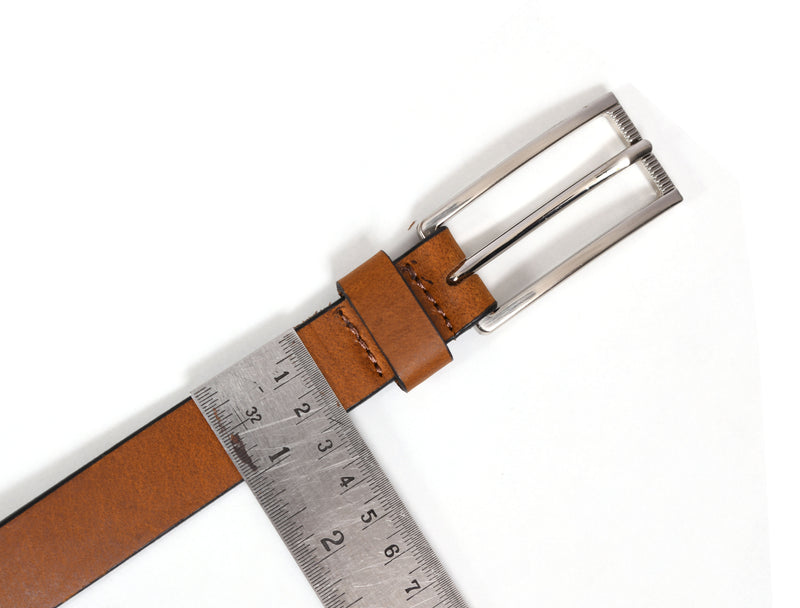 Tolredo Genuine Leather  Fashion Belts - Caramel Brown