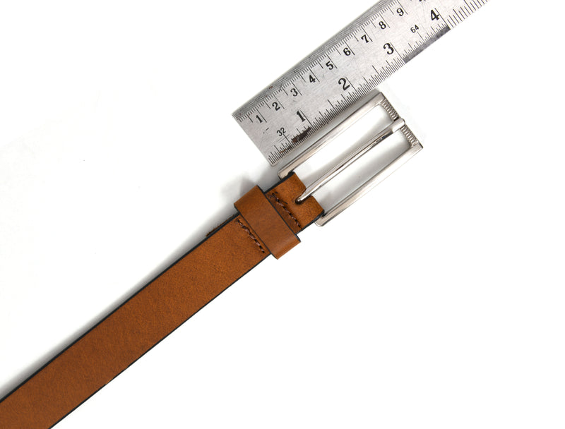 Tolredo Genuine Leather  Fashion Belts - Caramel Brown