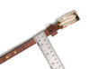 Tolredo Men's Genuine Leather Fashion Belts  - Caramel Brown