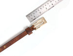 Tolredo Men's Genuine Leather Fashion Belts  - Caramel Brown