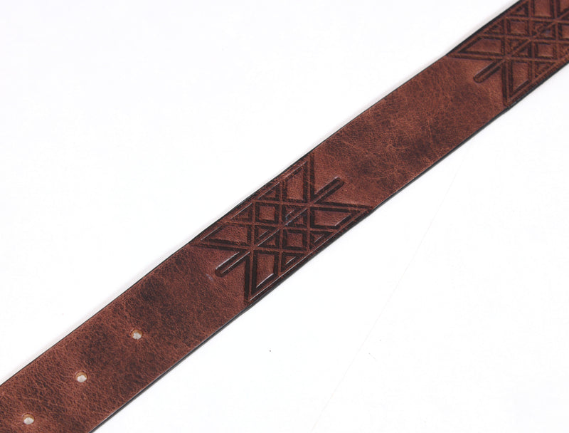 Tolredo Leather Belts for Men - Walnut