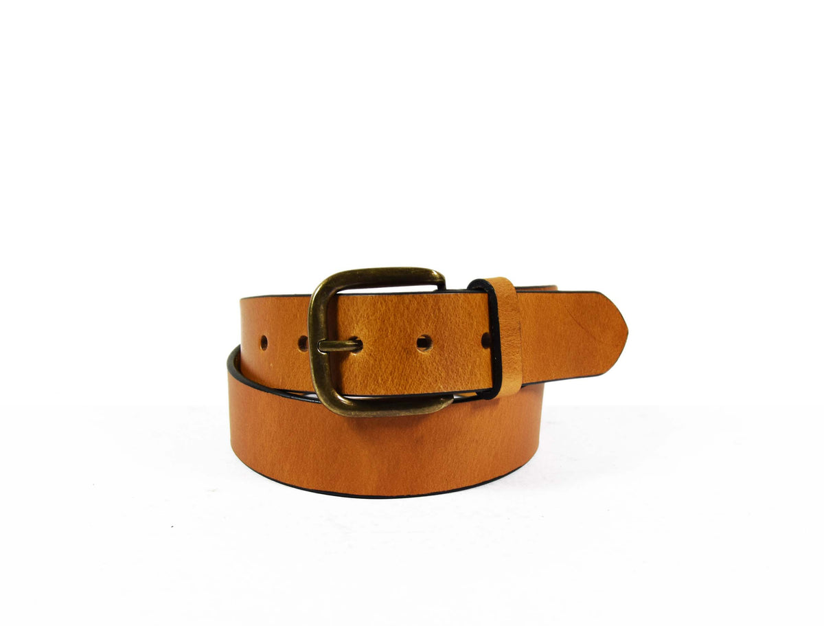 Tolredo  Genuine Leather  Belts  - Caramel Brown