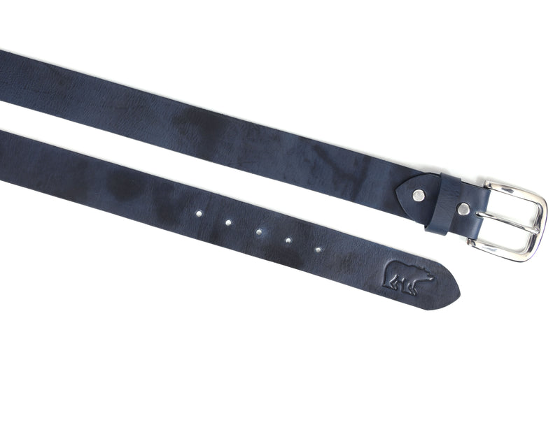 Tolredo Men's Genuine Leather Belts - Royal Blue