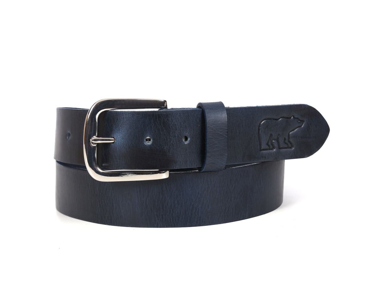 Tolredo Men's Genuine Leather Belts - Royal Blue