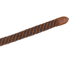 Tolredo Leather WOVEN BRAID  Belts for Men- Pecan