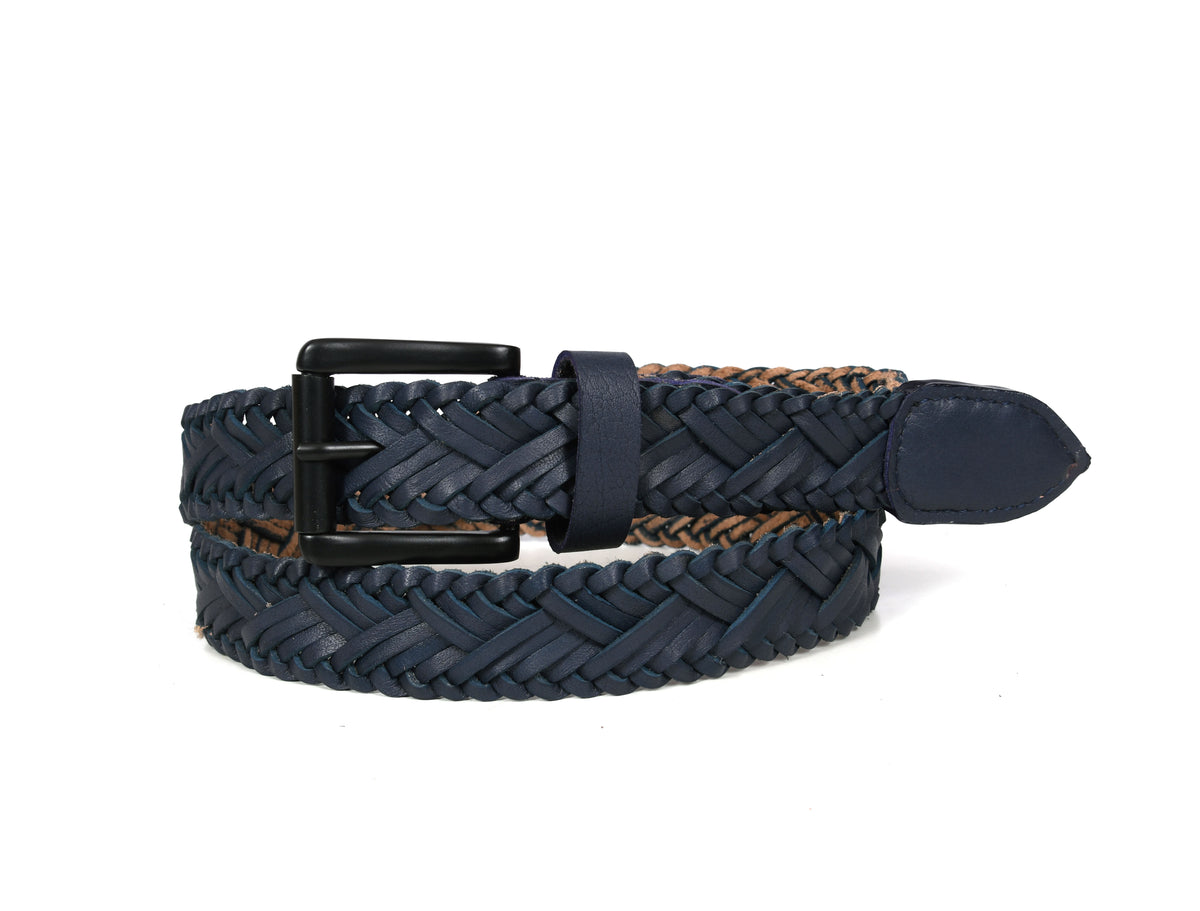 Tolredo Men's Genuine Leather c Fashion Belts - Royal Blue