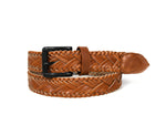 Tolredo Men's Genuine Leather Fashion Belts - Caramel Brown
