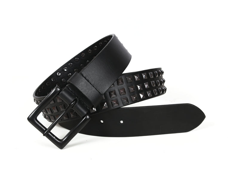 Tolredo Men's Genuine Leather  Belts - Raven Black