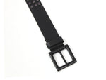 Tolredo Men's Genuine Leather  Belts - Raven Black