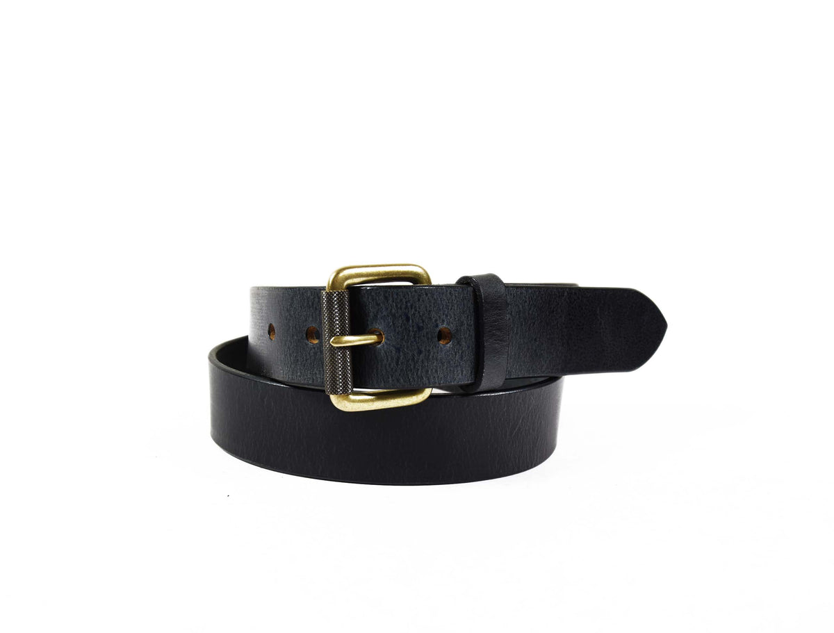 Tolredo  Genuine Leather Belts - Raven Black