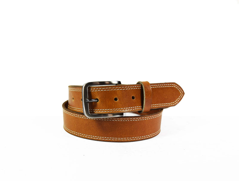 Tolredo Leather Belts for Men - Caramel