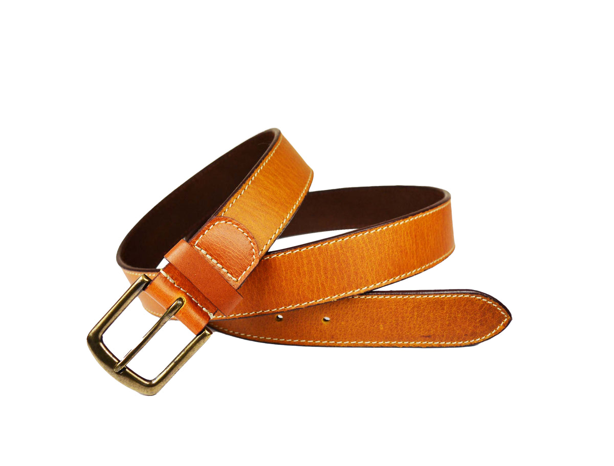 Tolredo Leather  Belts For Women - Caramel