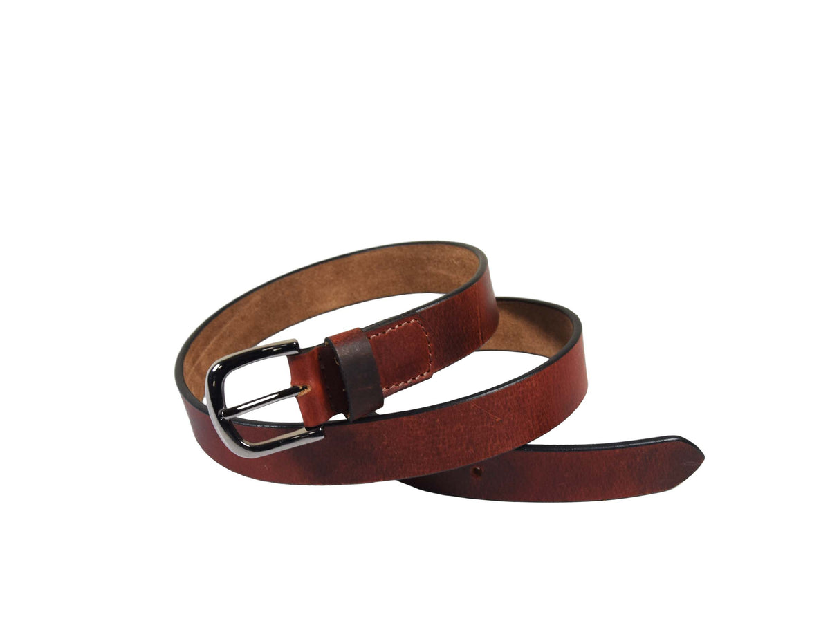 Tolredo Leather  Belts - Walnut