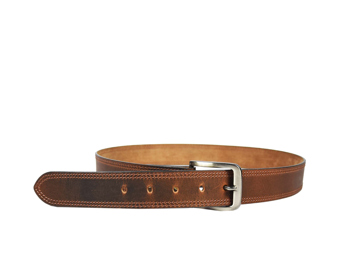 Tolredo Leather Womens Fashion Belts With Pin Buckle – Brown ( BLT- 523)