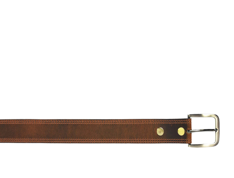 Tolredo Leather Womens Fashion Belts With Pin Buckle – Brown ( BLT- 523)