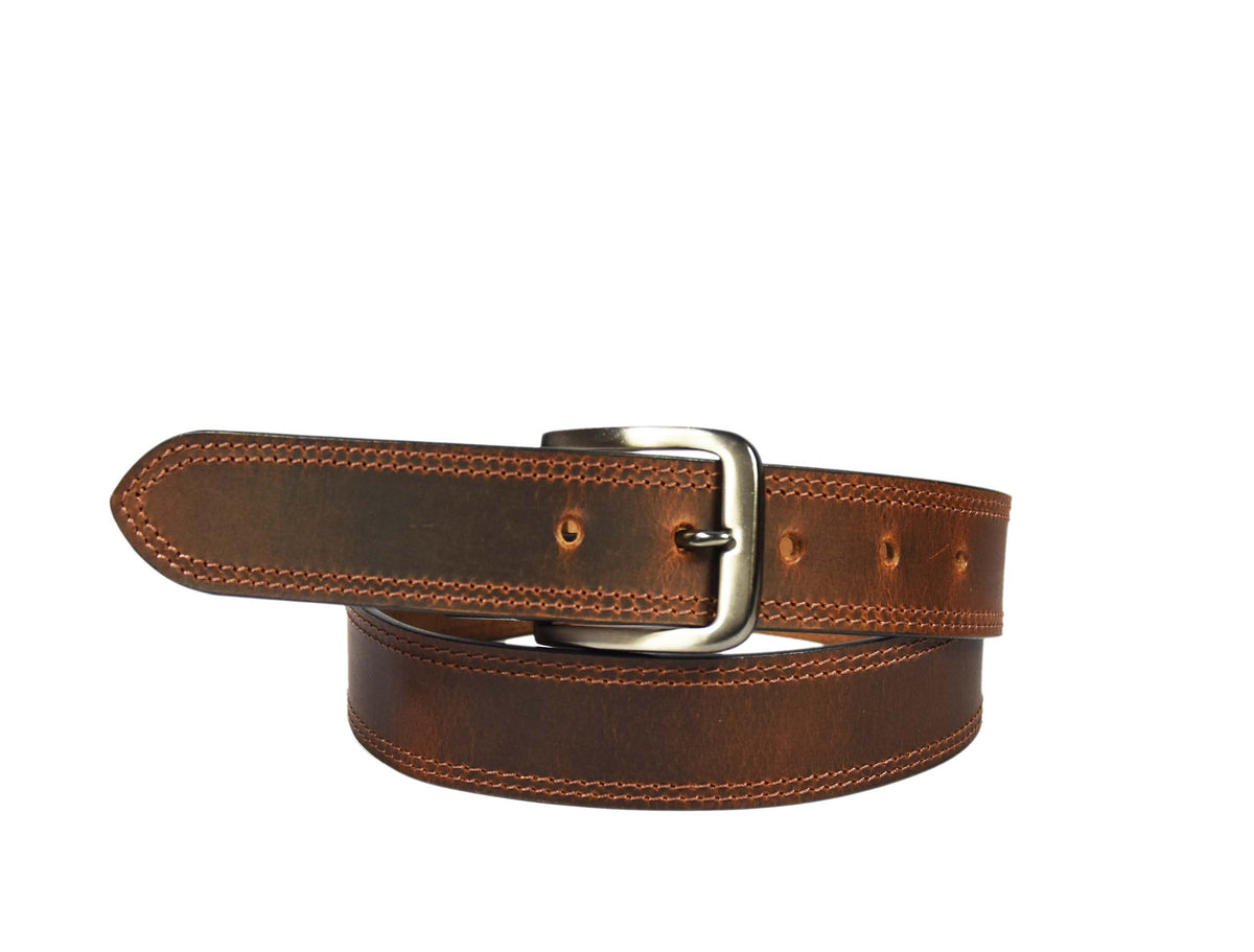 Tolredo Leather Womens Fashion Belts With Pin Buckle – Brown ( BLT- 523)