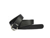 Tolredo Leather Womens Fashion Belts With Double O-Ring Buckle – Black ( BLT- 524)