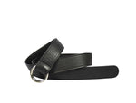 Tolredo Leather Womens Fashion Belts With Double O-Ring Buckle – Black ( BLT- 524)