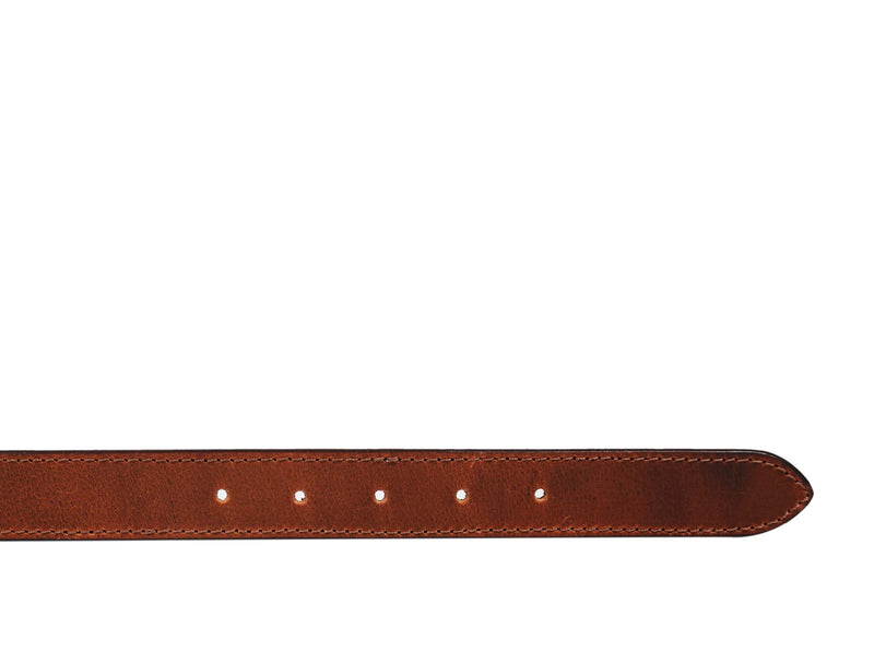 Tolredo Leather Womens Fashion Belts With Pin Buckle  – Caramel ( BLT- 525)