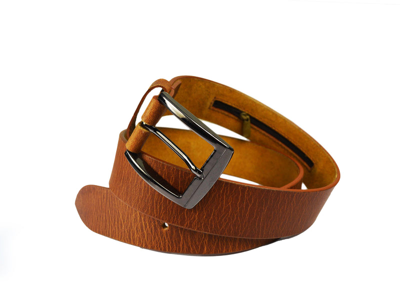 Tolredo  Genuine Leather  Belts  - Pecan Brown