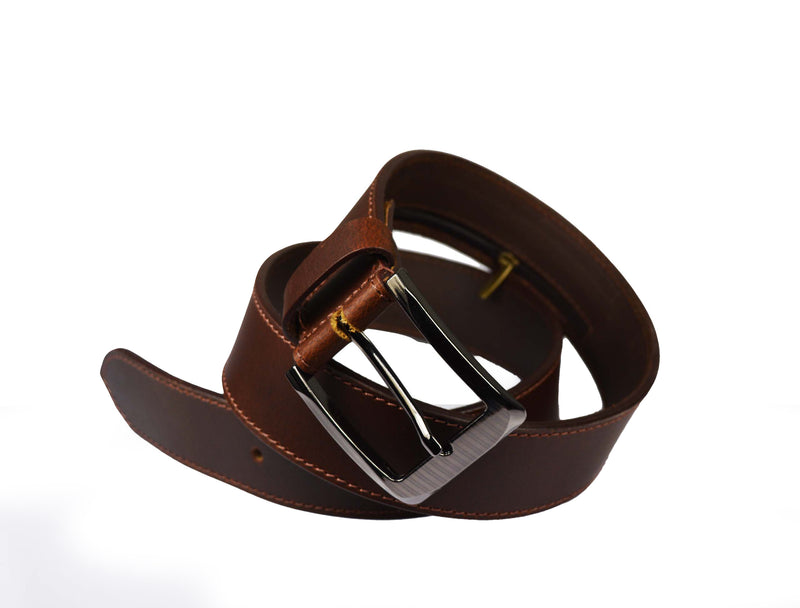 Tolredo  Genuine Leather  Belts  - Walnut