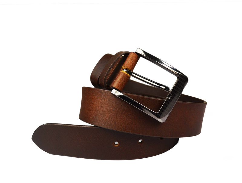 Tolredo  Genuine Leather  Belts - Walnut