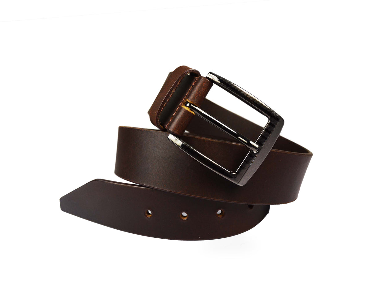 Tolredo Genuine Leather  Belts - Walnut