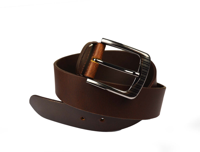 Tolredo Genuine Leather  Belts - Walnut