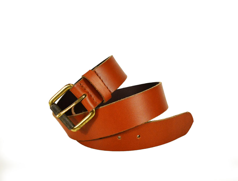 Tolredo  Genuine Leather  Belts - Caramel Brown