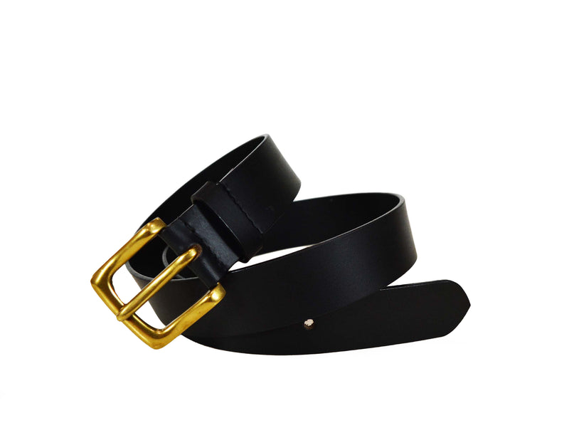 Tolredo  Genuine Leather  Belts - Raven Black