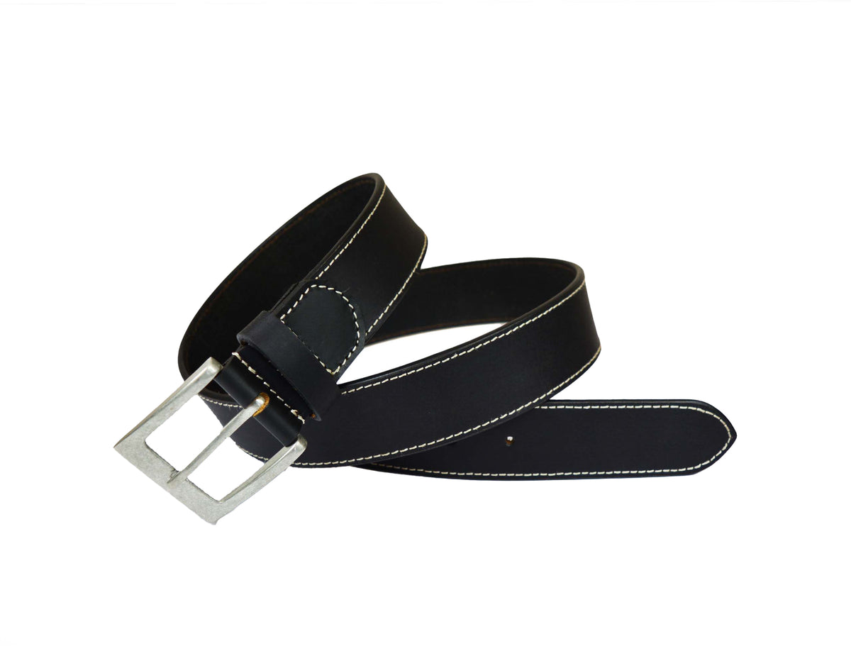 Tolredo Leather Belts for Men - Black