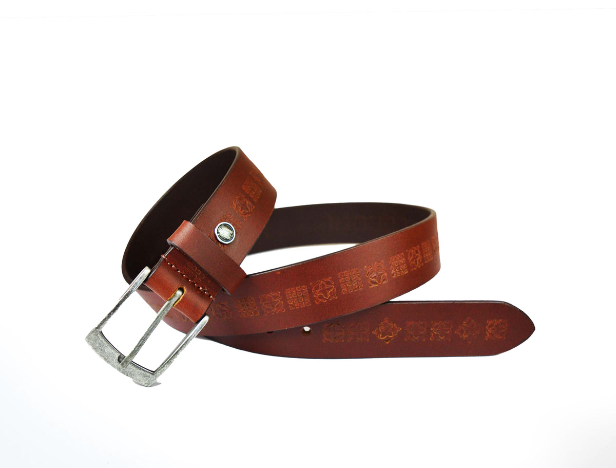 Tolredo Leather Belts for Men- Caramel