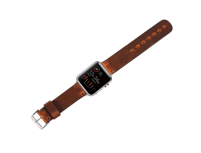 Vintage Leather Watch Strap - Watch Band