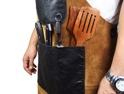 Toledo Leather Suede Apron