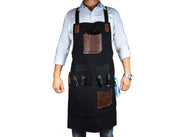 Turin Leather Canvas Apron – Durable & Water-Resistant