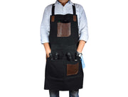 Turin Leather Canvas Apron – Durable & Water-Resistant