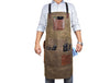 Leather Canvas Apron - Seaweed Green