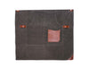 Fremont Leather Canvas Apron - Distressed grey