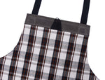 Fremont Leather Canvas Apron - Distressed grey